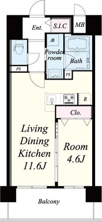 ブル フォルトゥーナ扇町の物件間取画像